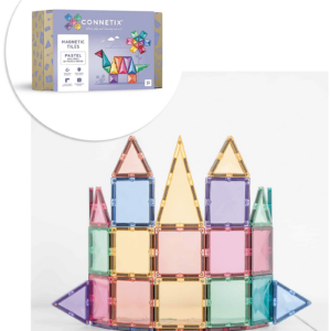 Connetix პატარა პასტელური 32 ცალი