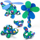 clixo-crew-pack-30-pezzi-blu-verde-gioco-magnetico-steam-4-anni-giochi-magnetici_477484