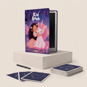 KidBook სახატავი პლანშეტი სამუშაო ბარათებით - ჯადოსნური ტყე